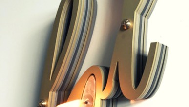 Bougeoir « Millefeuille »