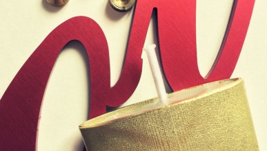 Moule bougie en laiton